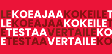 Koejaa, testaa, vertaile